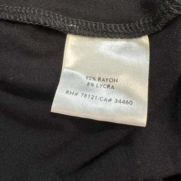 Eileen Fisher Women's Sleeveless Sheath Dress Stretch Rayon Lycra Black Sz Small - Picture 11 of 12